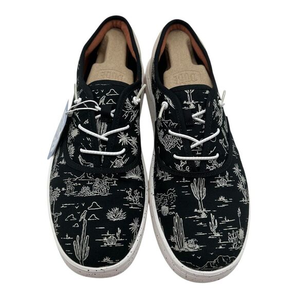 Hey Dude Conway M Desert Shoes Mens Size 13 Black Slip On Loafers Cowboy Western main image 9
